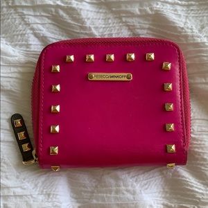 Rebecca Minkoff Small Studded Zip Around Wallet
